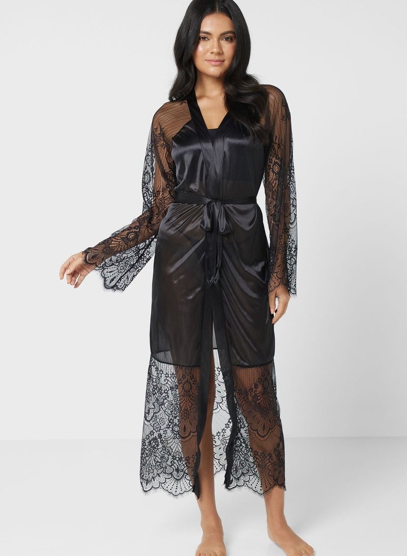 NIBEMINENT Lace Robe  - Image 1