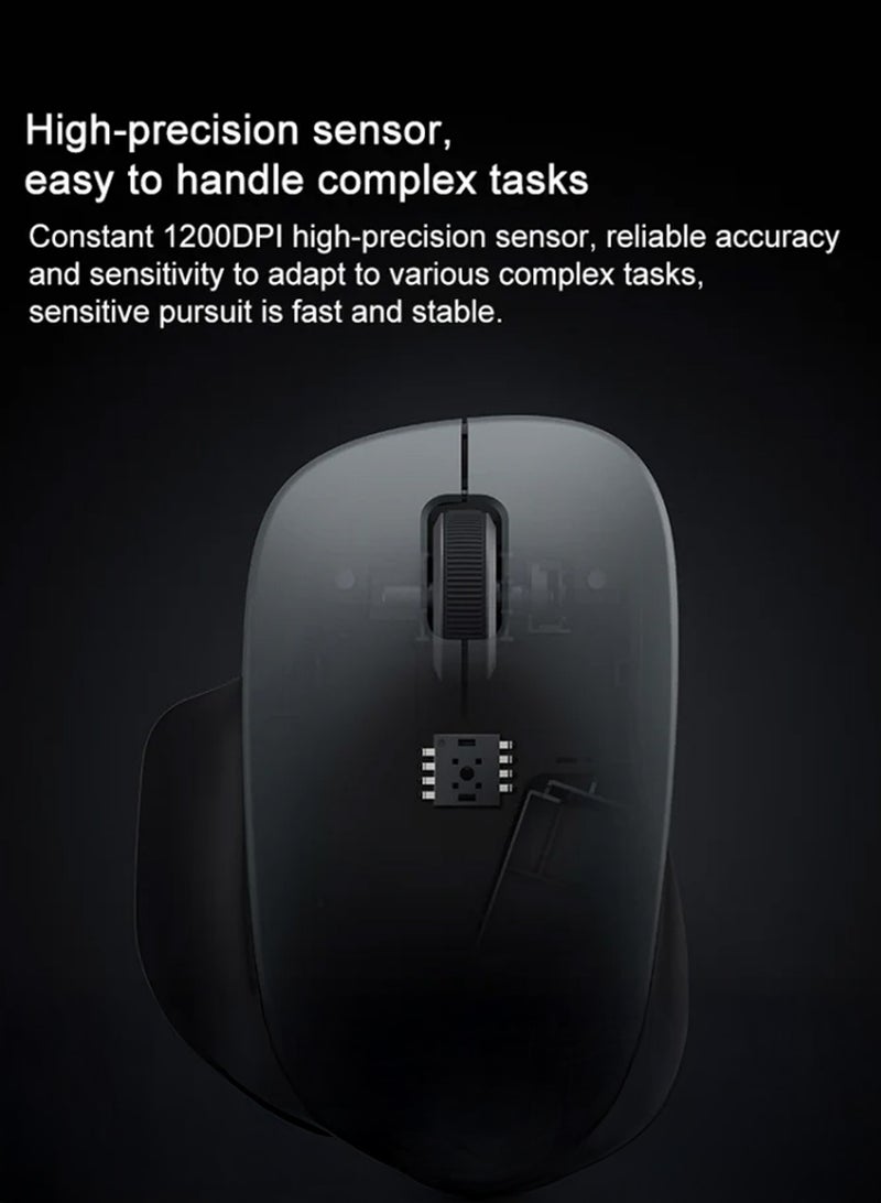 Xiaomi Ultra Comfort Edition Wireless Mouse – Ergonomic Wireless Mouse, XMWXSB04YM black - Image 3