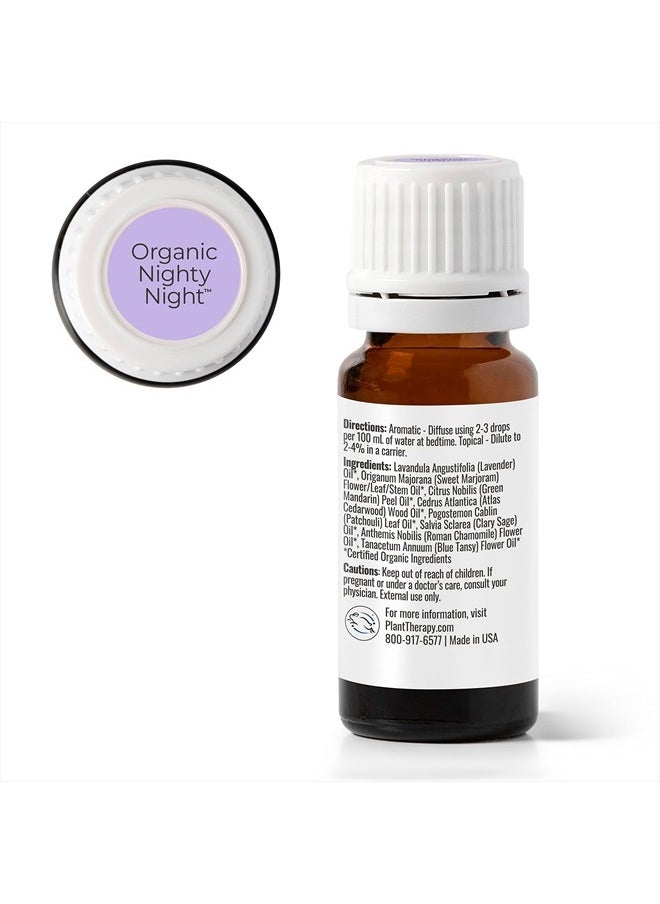 Plant Therapy - KidSafe Organic Nighty Night Essential Oil Blend for Sleep 10 mL (1/3 oz) 100% Pure, Undiluted, Therapeutic Grade - Image 1