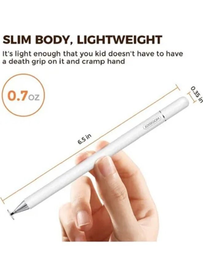 JOYROOM iPad Pencil for Kid Student Drawing&Writing, Universal for iPad Pro/iPad 8th/7th/6th, Generation/Mini/Air/iPhone/Android/Samsung/Surface white - Image 4