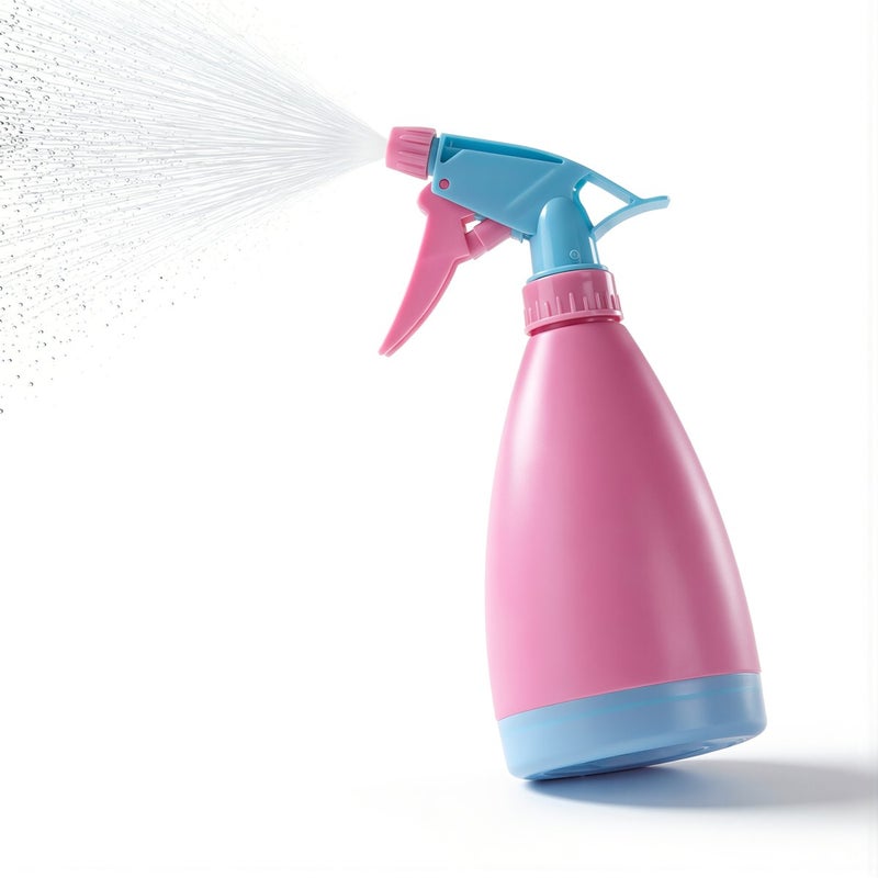 Spray Bottle Compact Portable Small Size Easy Carry for Indoor Outdoor Use Pink 400ml - Image 4