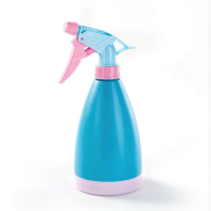 Spray Bottle Compact Portable Small Size Easy Carry for Indoor Outdoor Use Pink 400ml - Image 1