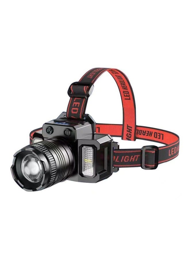 Led Headlamp High Beam Rotatable Zoomable Ultra Bright Outdoor Home Use Long Range Rechargeable Night Fishing Xenon Mining Lamp