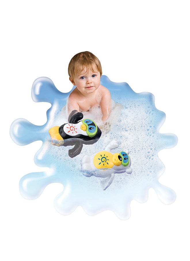 Happy Kids - Little Learners Arctic Swimmer - Wind-up Bath Toy, Swims In Water, Assorted 12m+ - Image 1
