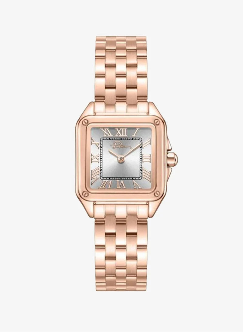 Rila Silver Dial Stainless Steel Bracelet Analog Watch for Women, 27.8mm