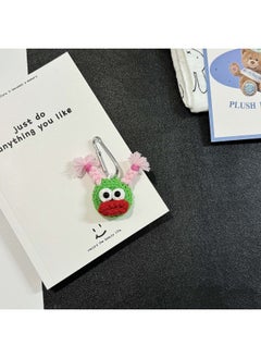 Generic Bear Plush Knitted Cute Suitable For Smart For Apple Airtag Tracker Case Anti-lost Device Protective Cover Soft Positioning-Color:Ugly Big Mouth-Applicable Models:For Apple Airtag Protective Case  - Image 1