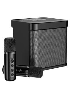 NAFO 1 Set Bluetooth Speaker with Microphone 5.0 USB Charging Wireless Speakers with Bluetooth Surround Sound Portable Speaker for Smart TV Microphone with Speaker for Singing  - Image 1