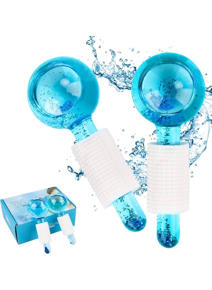 Beauty Crystal Ball Face Massage Globes – Cooling Ice Globes for Puffiness, Tightening & Skin Refreshing - Image 2