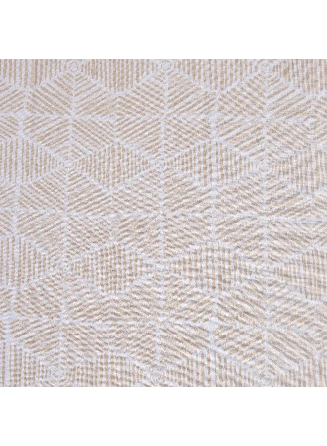 هوم بوكس ملاءة سرير مزدوجة قطن مطبوعة Madison Burnley - 120x200+30 سم