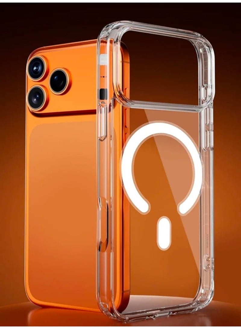 iPhone 17 Pro Max Protection Case Cover Clear MagSafe, Delay Yellowing, Scratch-Resistant, Magnetic Compatible with Magsafe - Image 1