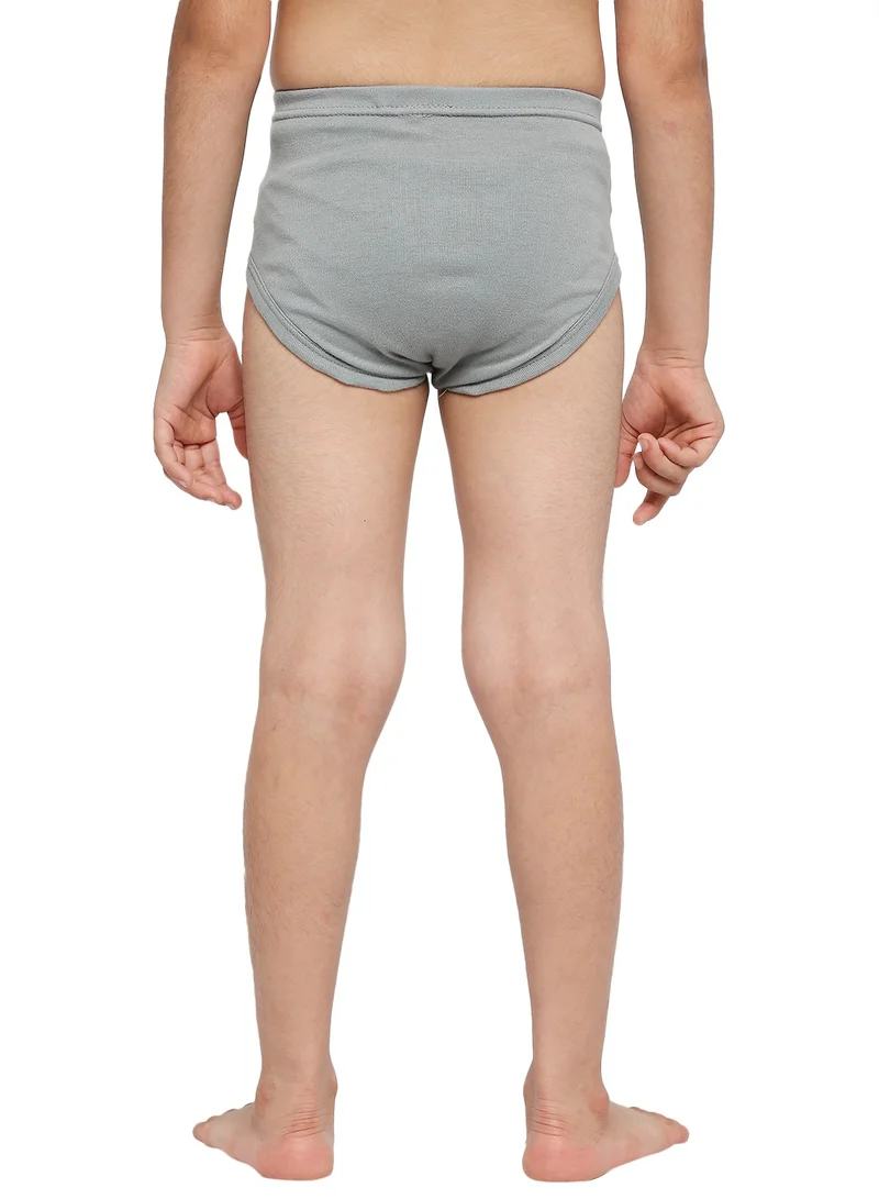 BYC BOY'S COTTON BRIEF (PACK OF 3) - DARK GREY