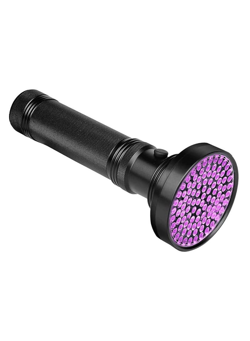 SYOSI مصباح فلاش UV ضوء أسود، 100 LED 395 نانومتر كاشف بول الحيوانات الأليفة للكشف عن بول الحيوانات الأليفة، العقارب، معالجة الراتنج، بق الفراش، الأظافر - Image 1