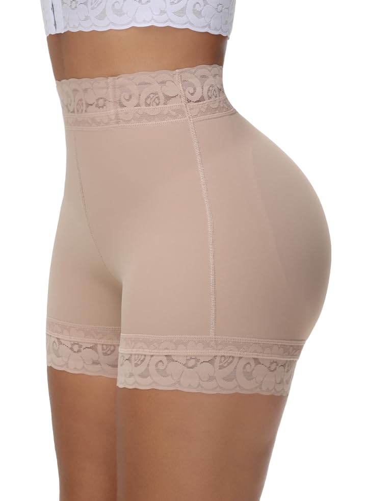SHAPSHE Curvy Faja Colombianas Moldeadoras Shapewear Underwear Tummy Control High Waisted Shapewear Briefs Faja Calzones Para Mujer Middle Waist Trainer Shorts Body Shapers Panty Butt Lifting Shorts - Image 1