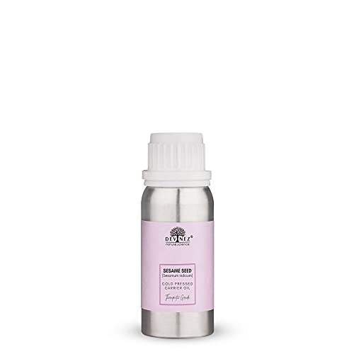 Devinez Sesame Seed Cold-Pressed Oil, 250ml - 100% Pure, Natural, Undiluted, Therapeutic Grade Oil For Hair & Skin Care, Head Lice, Dandruff care, Deep Conditioning - Image 1