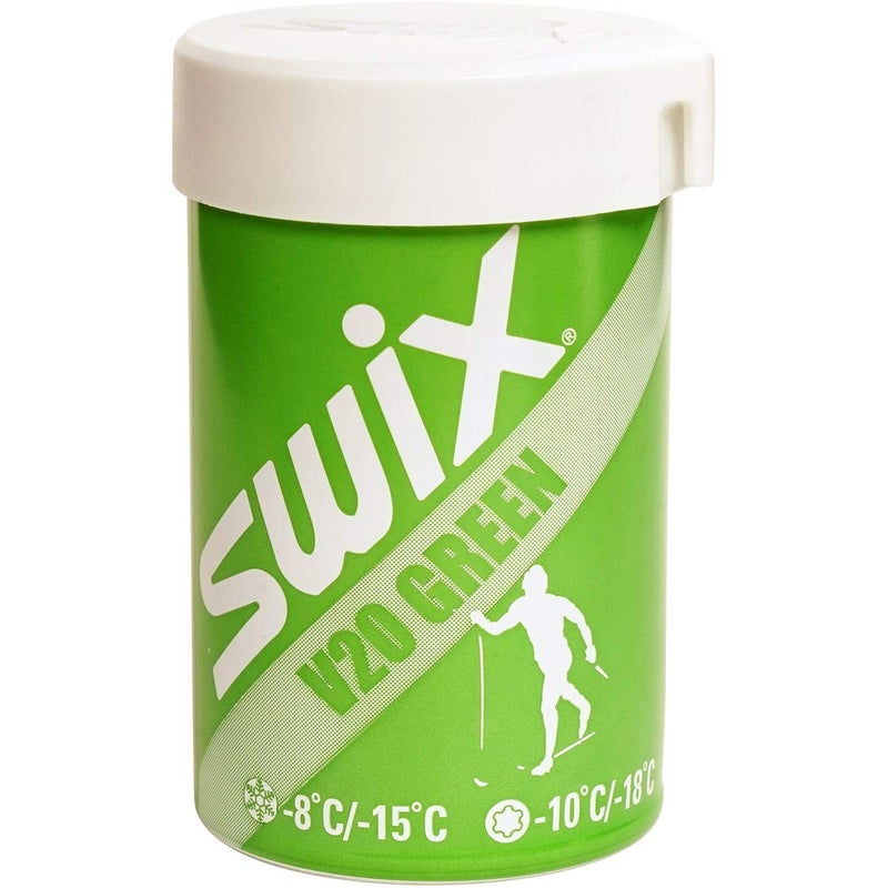 Swix V20 Green Ski/Snowboard Hardwax -8/-15C  43G