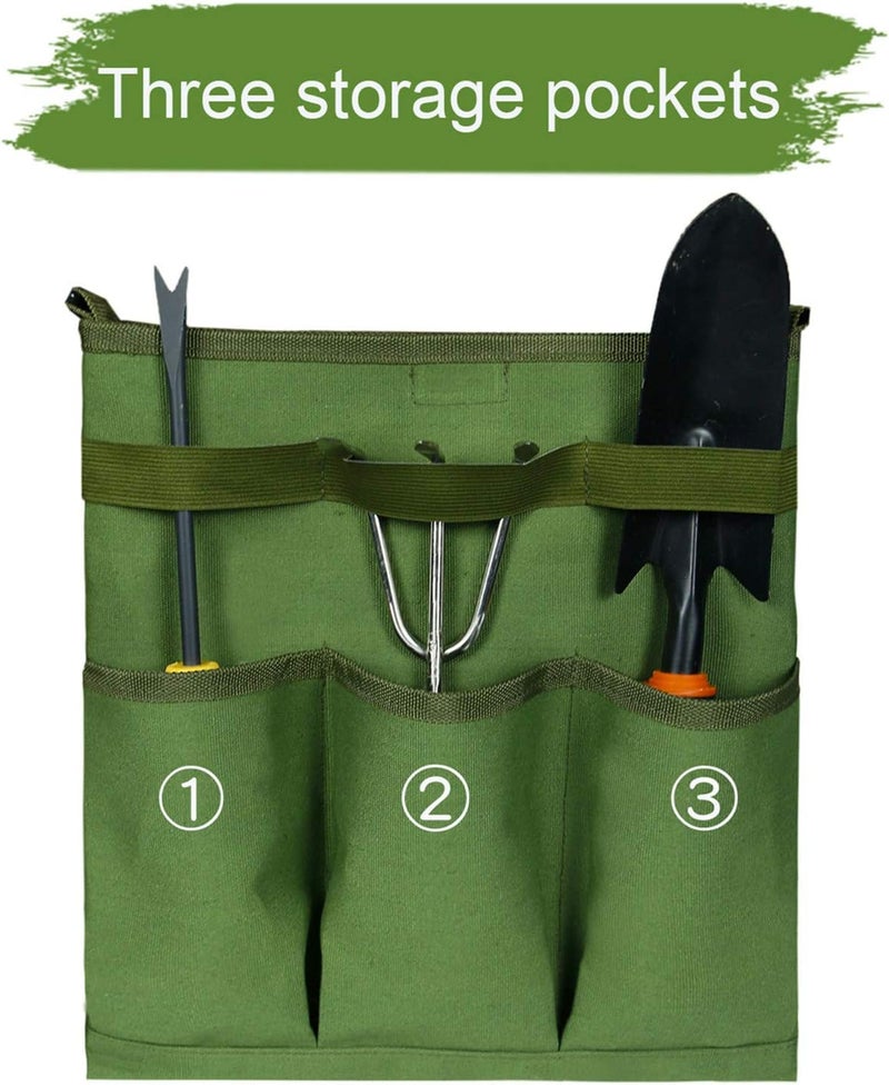 Yabcany Garden Tool Bag Shoulder Crossbody Tool Bag Canvas Storage Bag Gardening Garden Pruning Tool Bag… - Image 5