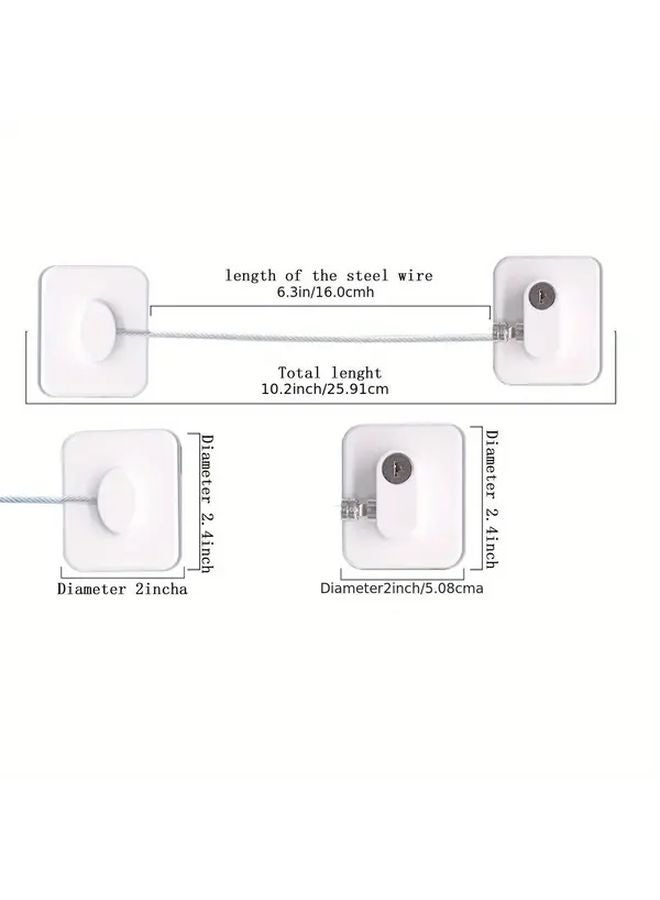 1pc High Rise Window Sliding Door Safety Lock No Punching Easy Install Plastic Metal - Image 3