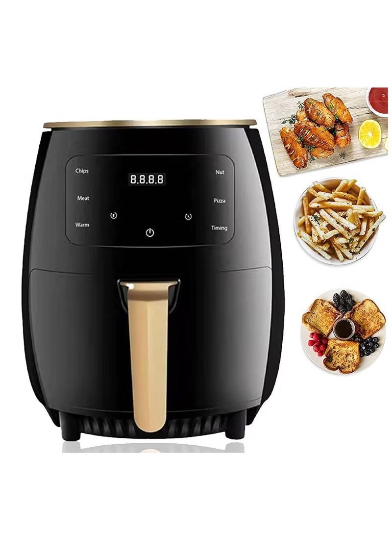 SILVER CREST Intelligent 6L Large Capacity Electric Oil Free Air Fryers French Fries Cooker Nonstick Deep Air Fryer With Timer - Image 1