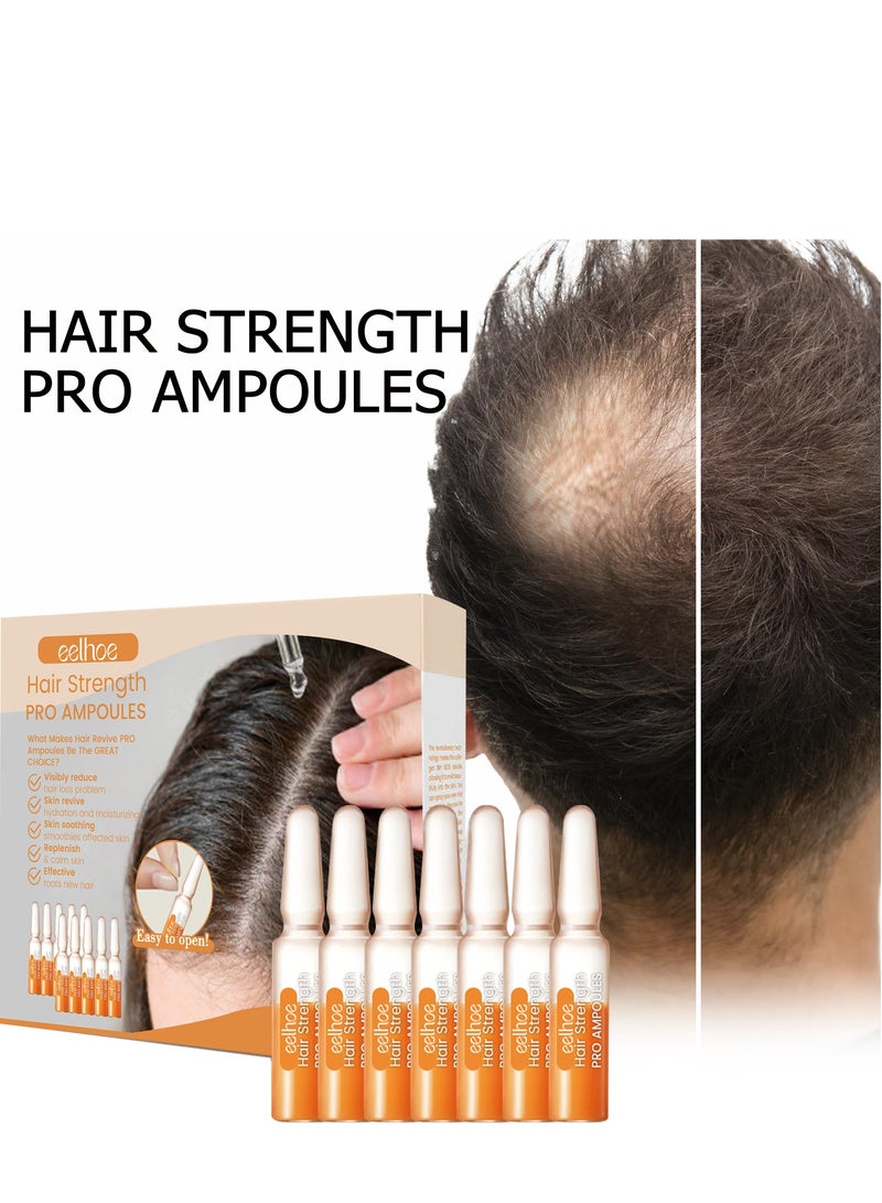 EELHOE Hair Regrowth Ampoules, Hair-Regrowth Ampoules, Hair Growth Serum, Hair Growth Serum Biotin, Liascy Anti Thinning Treatment,Hair Loss Thickening Regrowth for Thinning Hair (2ml*7pcs) - Image 1