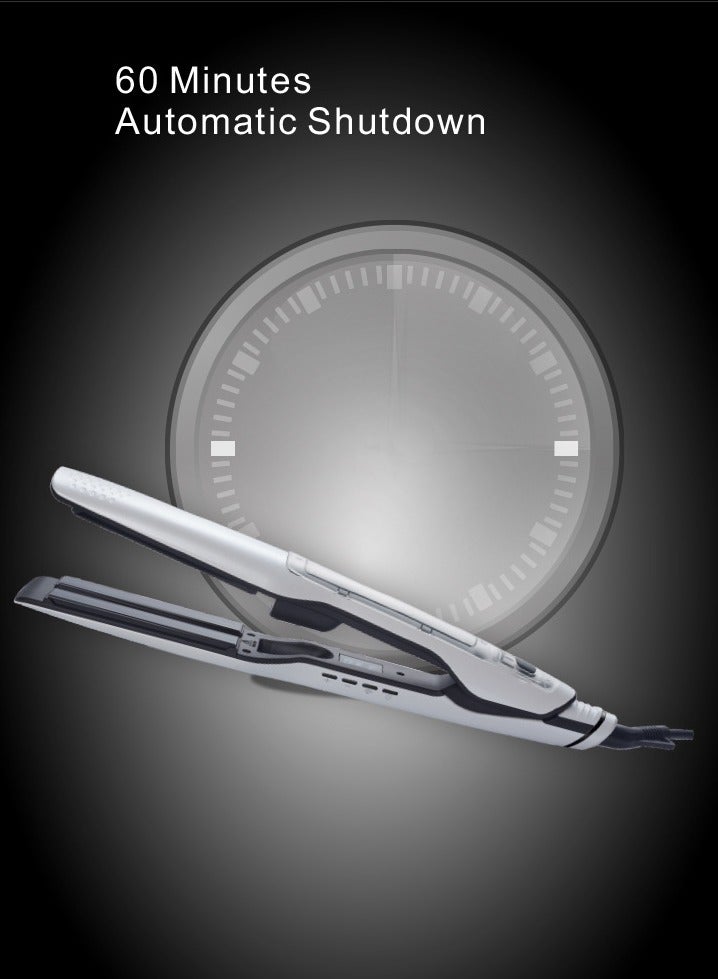 Electric Steam Hair Straightener, Spray, Straightening and Curling Dual-purpose Without Damaging Hairpin, LCD Display, Detachable Water Tank, Auto Shut-off After 1 Hour - Image 5