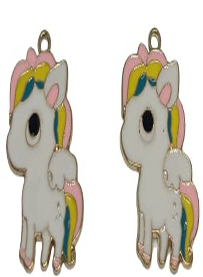 Sunshades Unicorn Charms Watch Charm Bracelet Charm Bag Charm Mobile Charm Necklace Charm (Pink Baby Unicorn)
