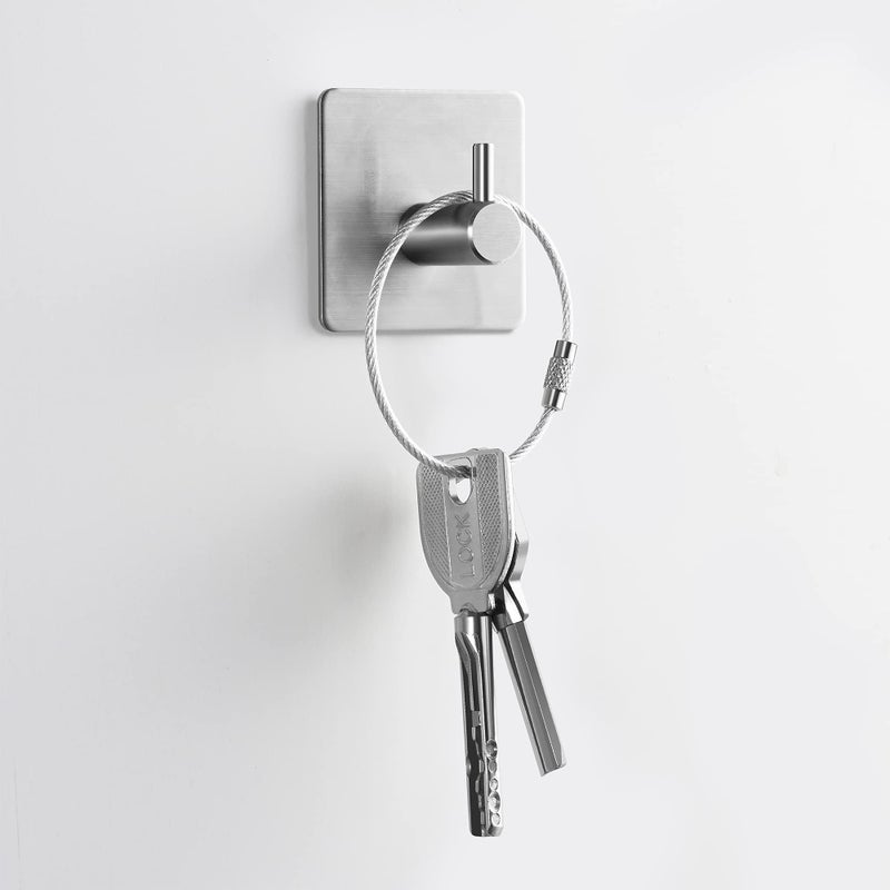 Bidponds 25 Pack Wire Keychain Cable 2mm 6.3 Inches Nylon Coated Stainless Steel Screw Lock Key Ring Loop for Hanging Luggage Tags or ID Tags, Silver - Image 4