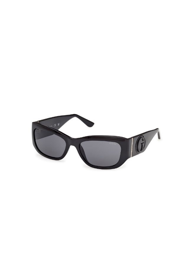 GUESS نظارات شمسية بلاستيكية من غس بحماية من الأشعة فوق البنفسجية GU0025252E54 - Image 1