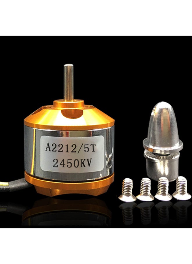 2450KV Xida Motor 2212 Series Airplane Model Brushless Motor Su 27 Model Accessories Offer-Color:2200kv Motor  - Image 1