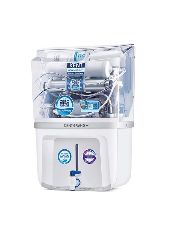 كينت جهاز تنقية المياه KENT Grand Plus- RO - RO + UV + UF + TDS Control + خزان UV LED | خزان سعة 9 لتر - تقنية عدم هدر المياه - Image 1