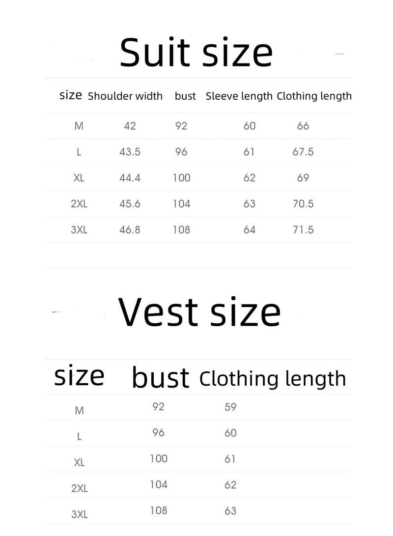 KUYING New Slim Fit Suit Three Piece Set  - Image 2