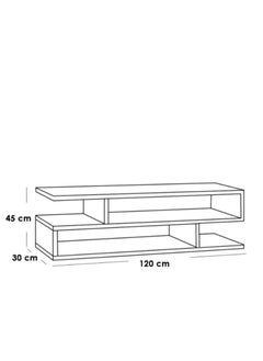 Brown MDF wood TV table - 120 x 30 x 45 cm - pzsku/Z6CE5F04B7E5DF7D7EC13Z/45/_/1734958504/1683a4a6-6413-4042-ad03-69716ef6c291