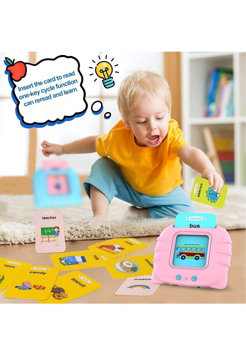 Generic - English Enlightenment Card Type Early Education Machine ， Toddler learning Toys， Suitable for 1-3 years Old Children Electronic Learning Toys/ Suitable for Daycare, Preschool, Kindergarten/Boys, Girls - Image 1