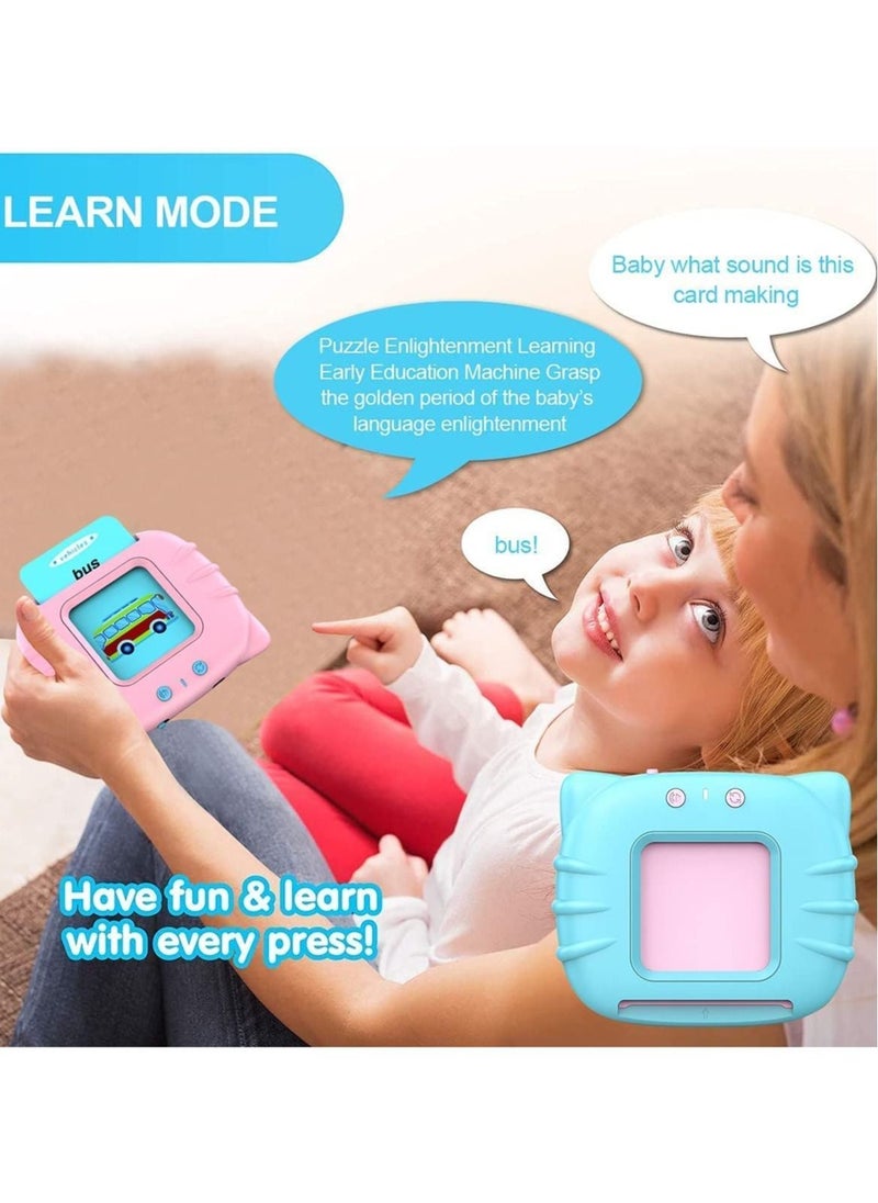 Generic - English Enlightenment Card Type Early Education Machine ， Toddler learning Toys， Suitable for 1-3 years Old Children Electronic Learning Toys/ Suitable for Daycare, Preschool, Kindergarten/Boys, Girls - Image 1
