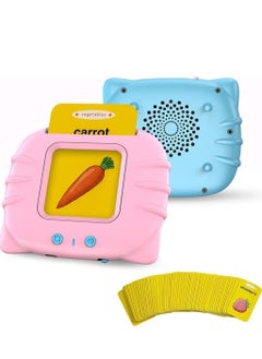 English Enlightenment Card Type Early Education Machine ， Toddler learning Toys， Suitable for 1-3 years Old Children Electronic Learning Toys/ Suitable for Daycare, Preschool, Kindergarten/Boys, Girls
