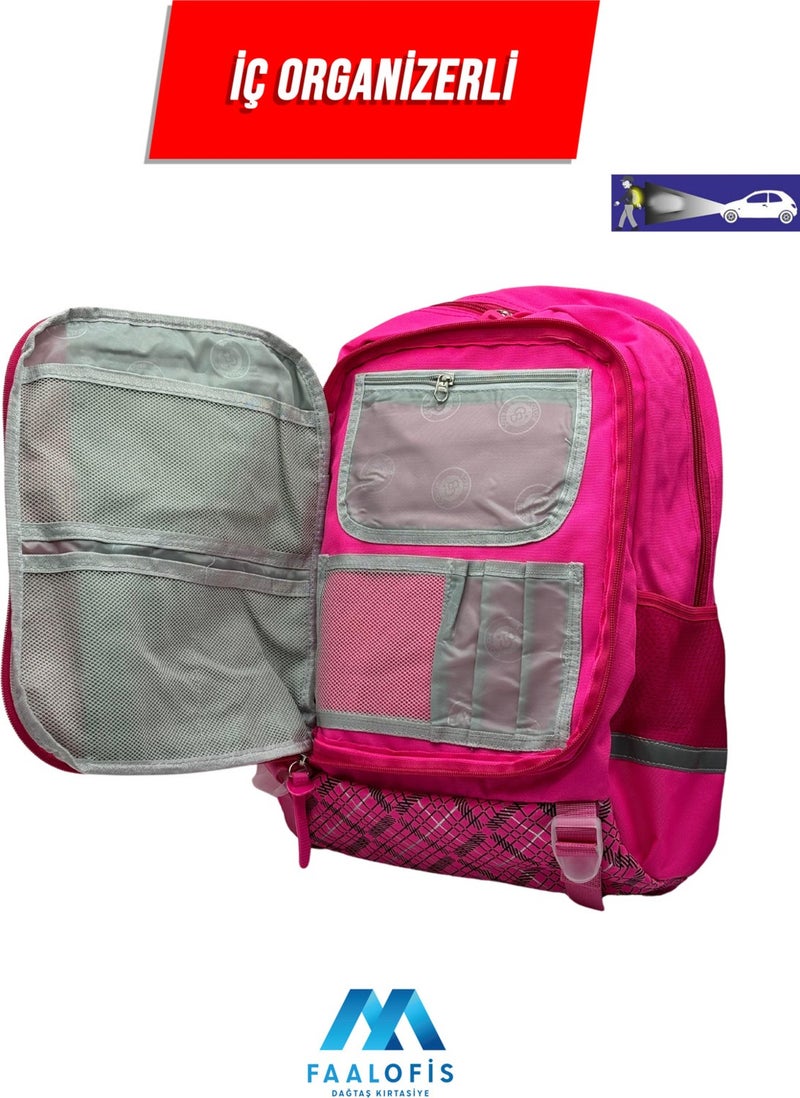 Color Bags Ultra Quality Internal Organizer Reflective Waterproof Back Support School Bag B3 - Image 2