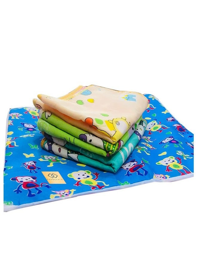 KmCho Newborn Baby Care Cloth Set Combo (28 Pcs) – 4 Jhabla, 8 Nappy, 8 Mittens, 4 Caps & 4 Plastic Mats – Soft Hosiery Fabric for Boys & Girls – Comfortable & Skin-Friendly Essentials - Image 2