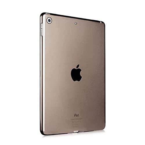 Asgens Black Clear Soft Case for New iPad 7th/8th/9th Generation 10.2" 2019/2020/2021, Shockproof Resistant Flexible TPU Protective Shell Fit iPad 10.2-inch 7th/8th/9th Gen. 2019/2020/2021 - Image 1