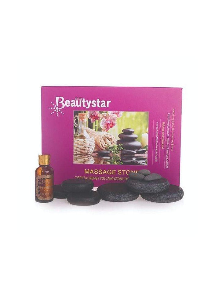 Beautystar Massage Stone Kit – Professional Hot & Cold Therapy Stones for Deep Relaxation