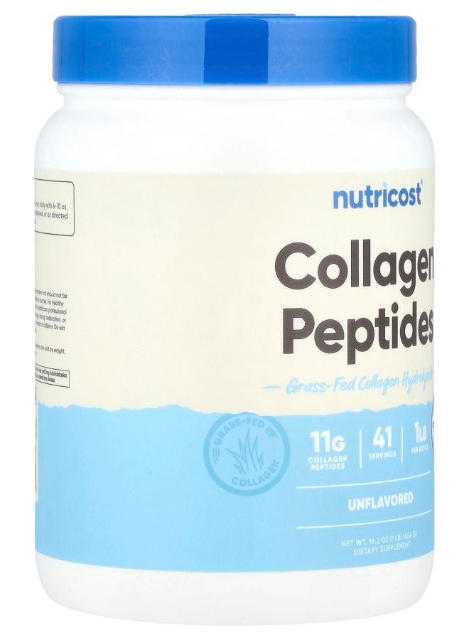 Nutricost ببتيدات الكولاجين بدون نكهة 16.2 أونصة (454 جرام) - Image 2