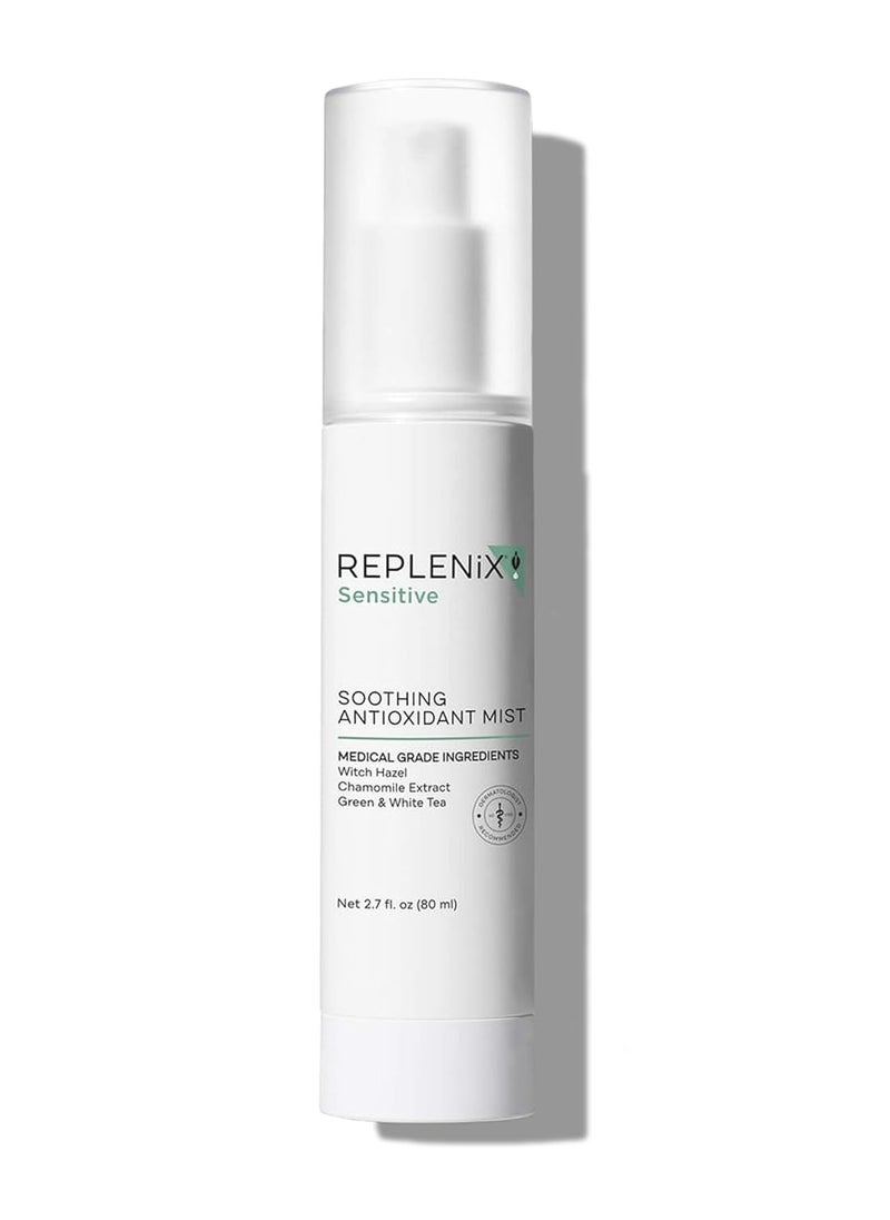 Replenix Replenix Soothing Antioxidant Mist, Calming Facial Spray, Dermatologist Developed for All Skin Types, Oil Free, Paraban Free, Non-comedogenic (2.7 oz)  - Image 1