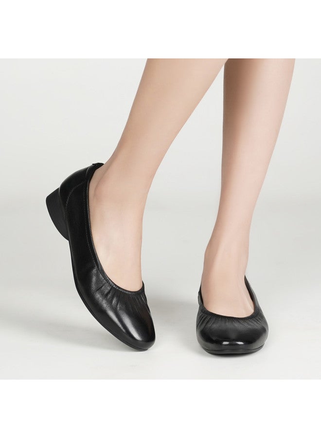 AOKANG Spring New Women's Shoes Shallow Opening Soft Sole Comfortable Commuting Simple Women's Flats - Image 5