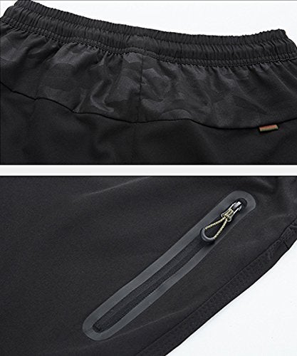 Gopune Men's Casual Pants Lightweight Breathable Quick Dry Hiking Running Workout Outdoor Athletic Pants (Grey,2XL) - Image 4