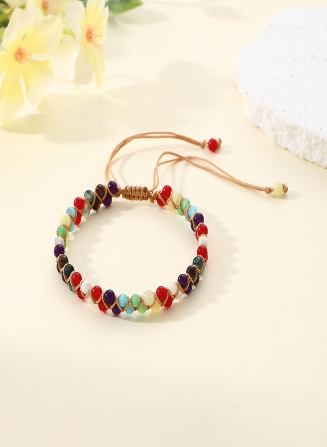 Sistble 7 Chakra Bracelets for Women, Chakra Stones Healing Crystal Bracelet Christmas gift Stocking Stuffers Anxiety Yoga Meditation Relax Spiritual Inspirational Gifts - Image 5