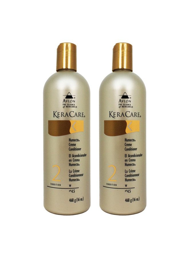 Keracare Humecto Creme Conditioner 16oz "Pack of 2"