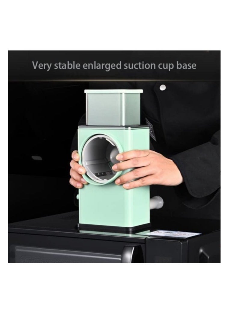 Raxoom vegetable-cutter1x20 Multifunctional Vegetable Grater Fruit Vegetable Slicer Easy Clean 4 in 1 Adjustable Handheld Vegetable Slicer Spiral Drum Slicer Assorted, 1x20 - Image 2