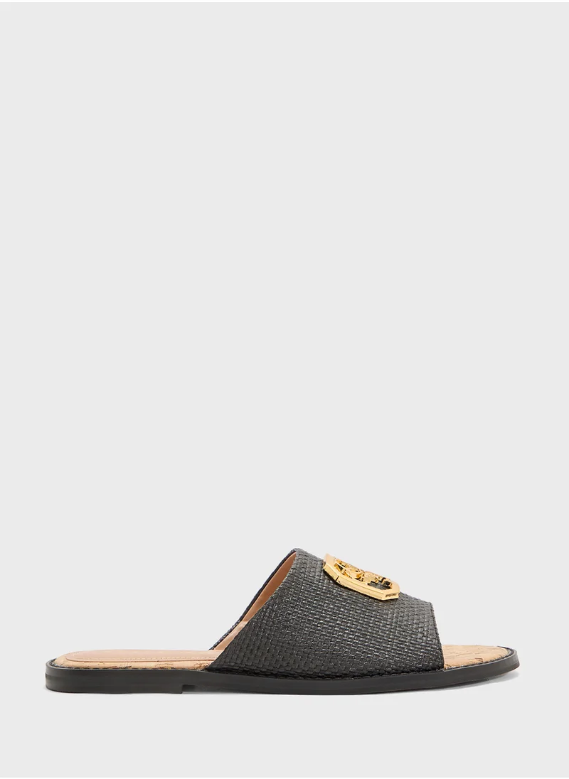 GUESS Single Strap Flat Sandals