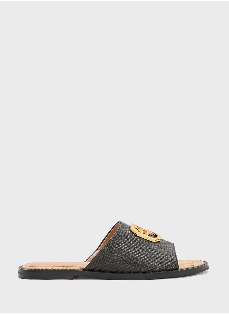 GUESS Single Strap Flat Sandals  - Image 1