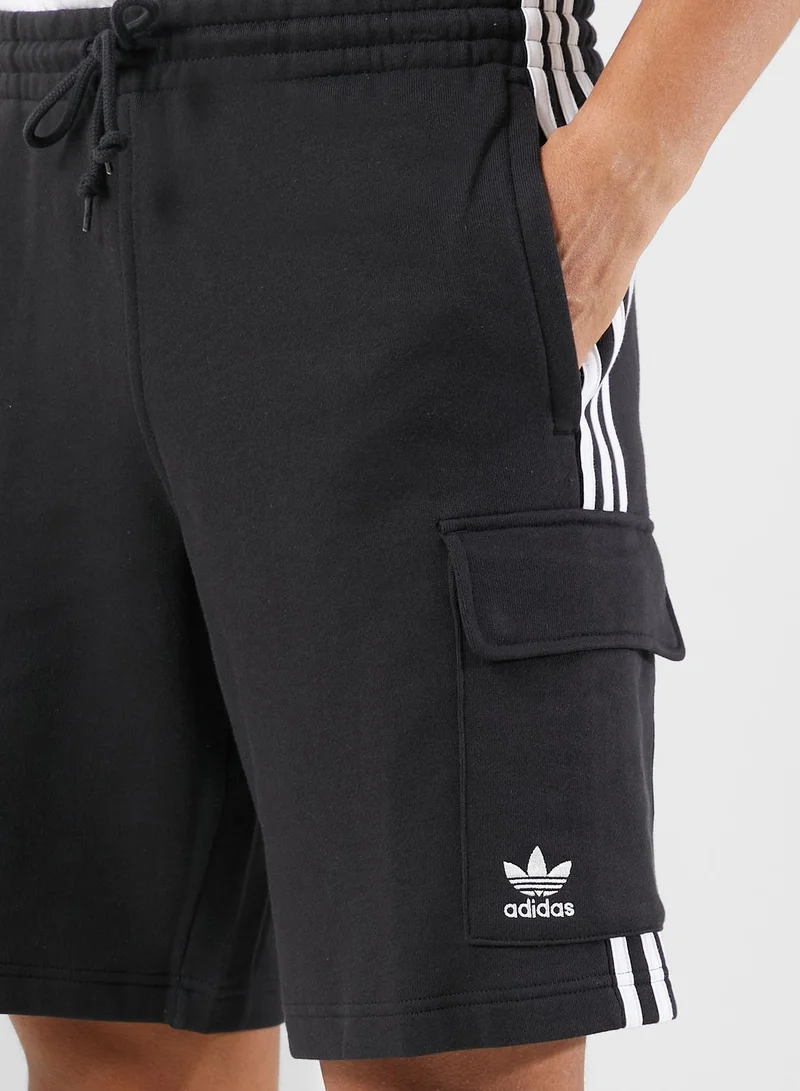 adidas Originals Adicolor 3 Stripe Classics Cargo Shorts