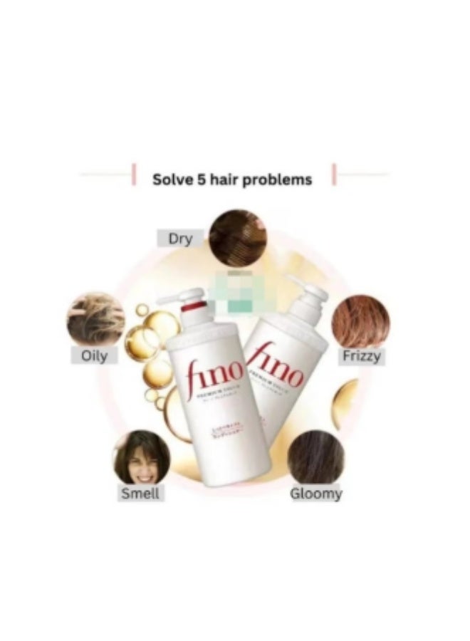 فينو مجموعة العناية بالشعر فينو بريميوم تاتش - شامبو (550 مل)، بلسم (550 مل)، ماسك (230 جرام)، - لإصلاح الشعر الجاف والتالف - Image 3