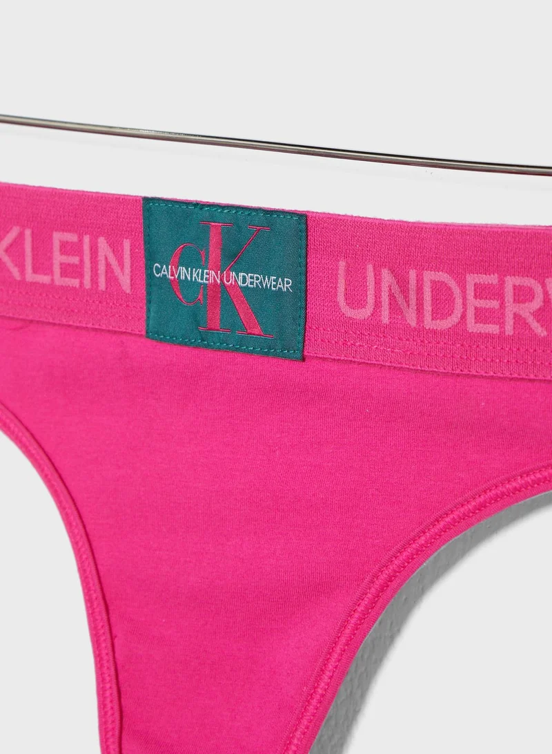 CALVIN KLEIN Logo Thong
